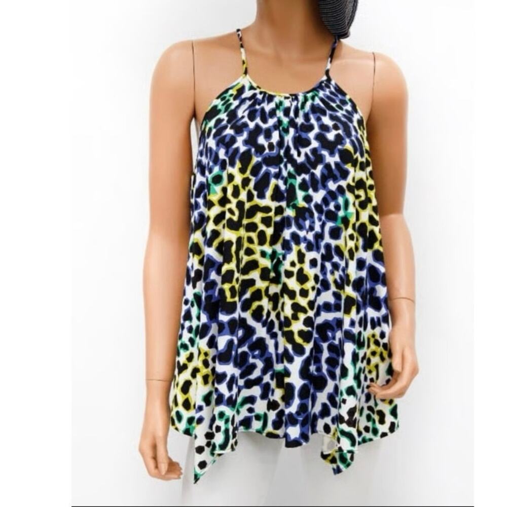 NWT Milly Flyaway Tank Top Animal Print Multicolored Women’s SIZE SMALL